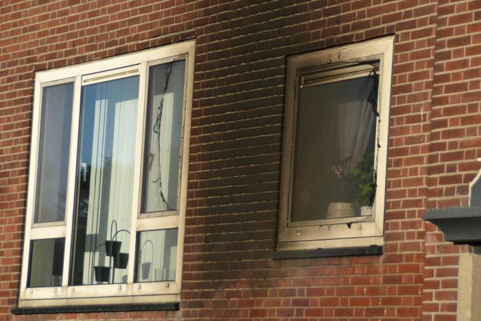 Appartementen beschadigd door scooterbrand