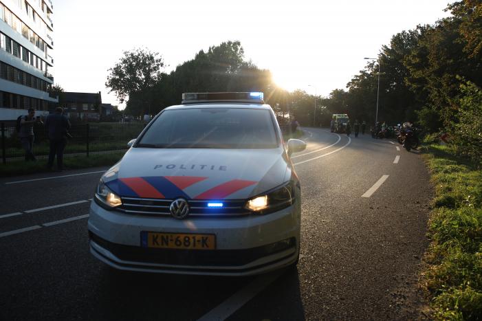 Motorrijder gewond na val