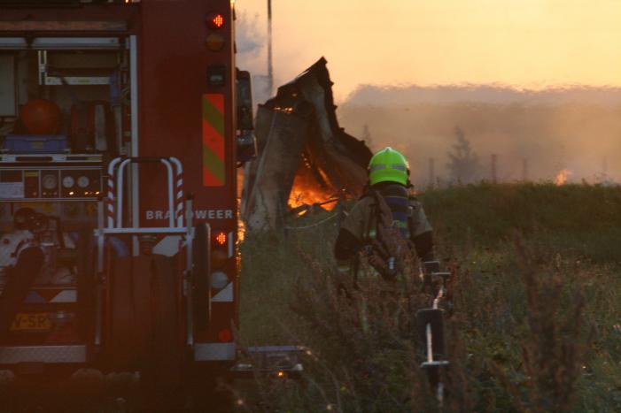 Clubhuis van crossvereniging Kooypunt verwoest door brand