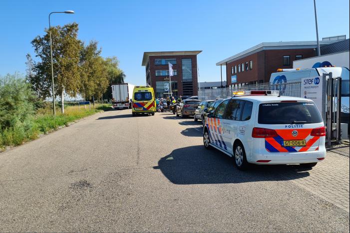 Man loopt hoofdwond op bij val van fiets