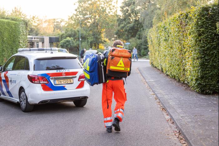 Traumahelikopter landt voor incident in woning