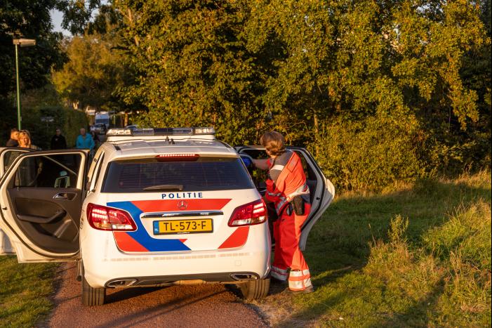 Traumahelikopter landt voor incident in woning