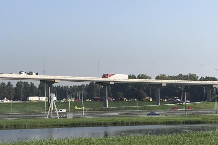 Rijksweg A15 112 melding Ridderkerk 