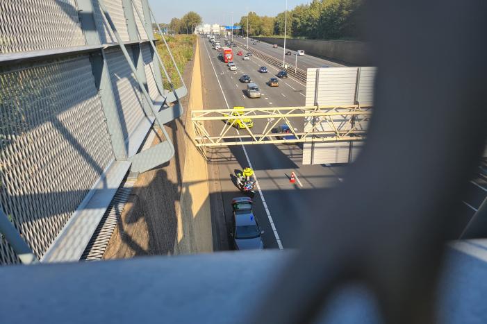 Flinke file na aanrijding