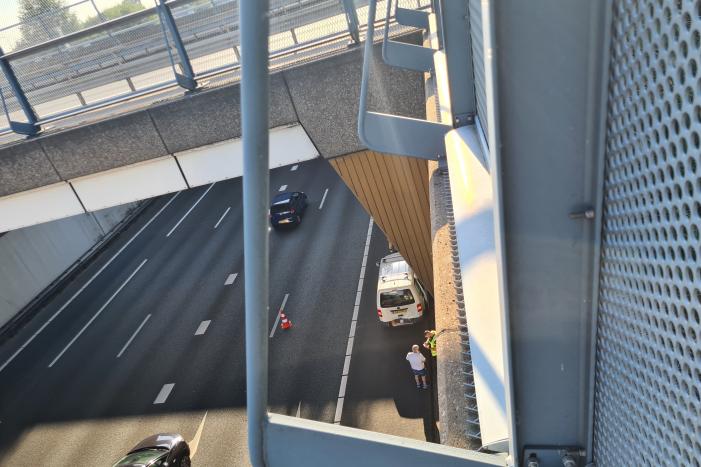 Flinke file na aanrijding