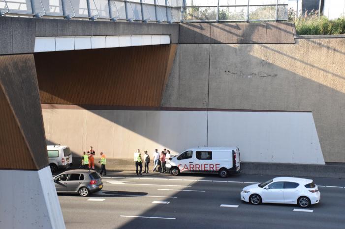 Flinke file na aanrijding