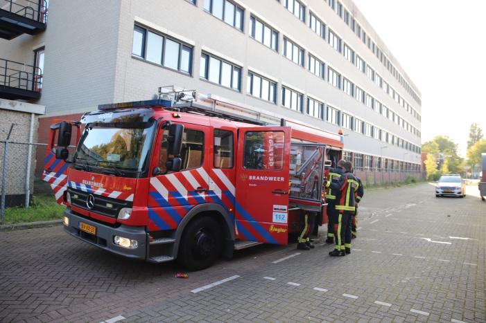 Flinke rookontwikkeling door brand in berg hooi