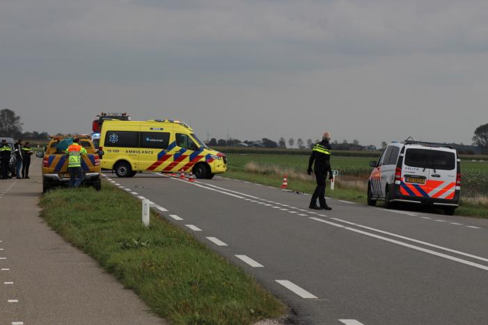 Motorrijder gewond bij aanrijding