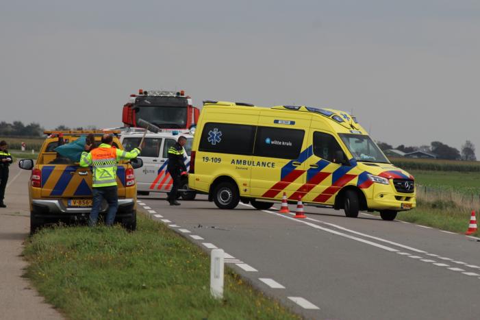 Motorrijder gewond bij aanrijding