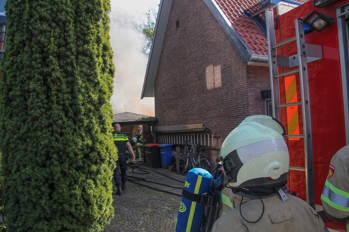 Uitslaande schuurbrand in Soesterkwartier