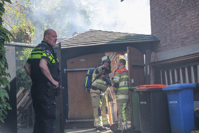 Uitslaande schuurbrand in Soesterkwartier