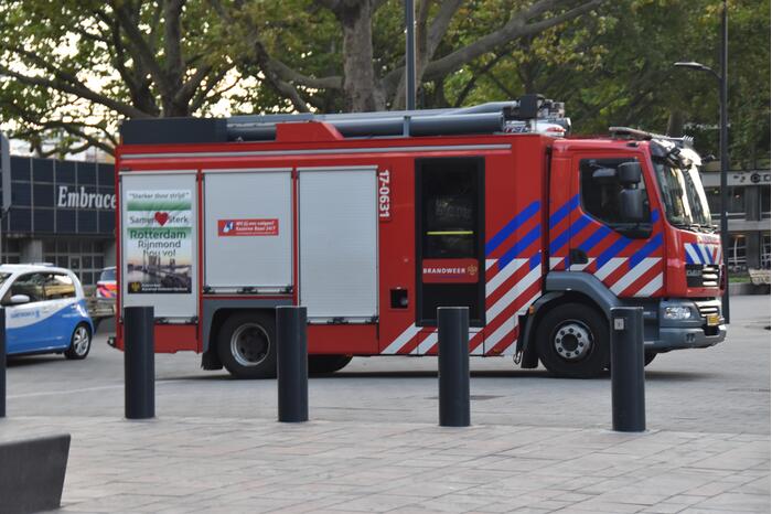 Brand in wisselverwarming op spoor van Centraal Station