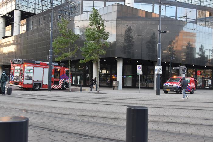 Brand in wisselverwarming op spoor van Centraal Station