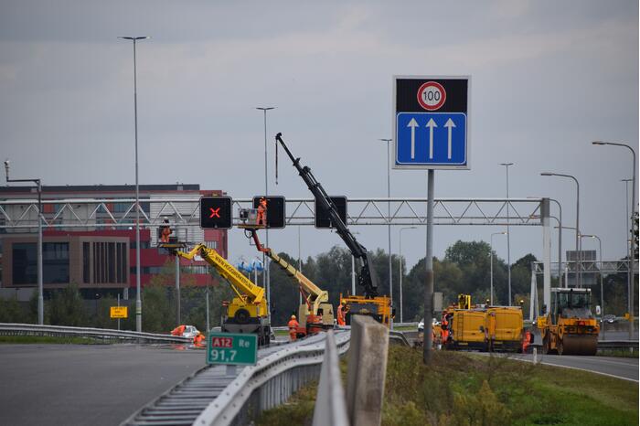 Verkeerschaos door werkzaamheden op snelweg