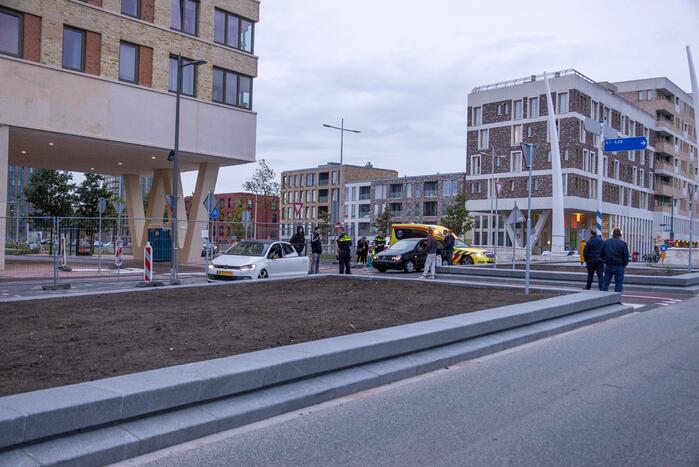Flinke schade na aanrijding tussen twee auto's