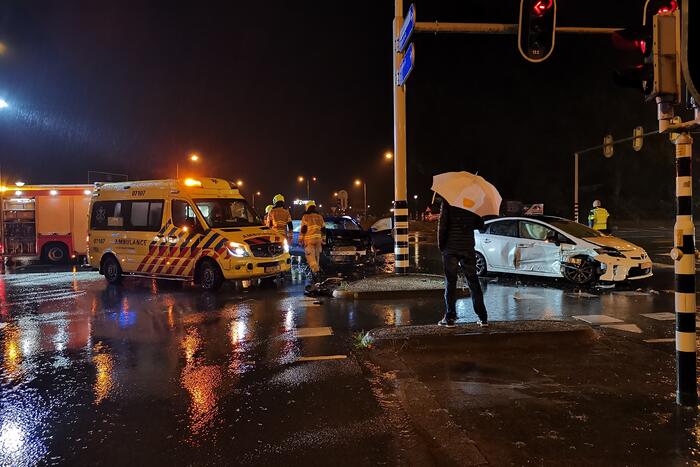 Gewonde bij aanrijding op kruising