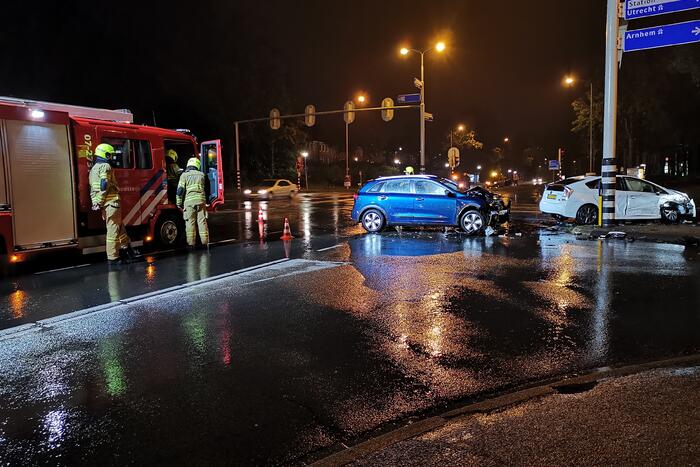 Gewonde bij aanrijding op kruising