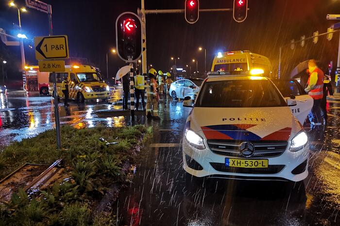 Gewonde bij aanrijding op kruising