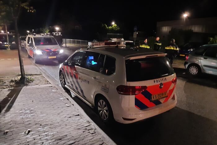 Veel politie op de been melding steekpartij