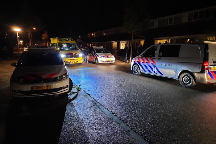 Veel politie op de been melding steekpartij