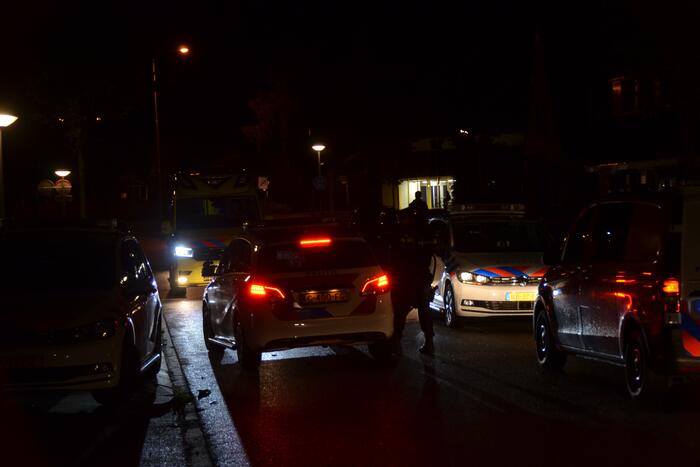 Veel politie op de been melding steekpartij