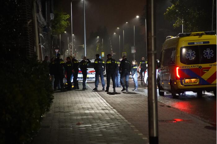 Eén gewonde bij schietpartij, politie doet onderzoek
