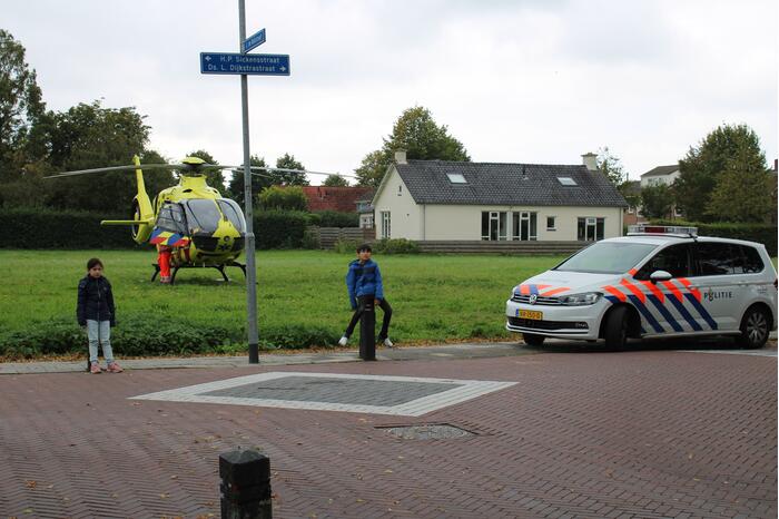 Traumahelikopter ingezet voor incident