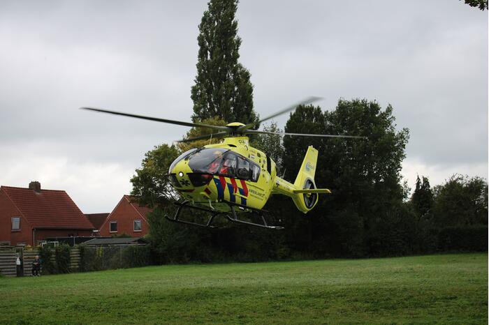 Traumahelikopter ingezet voor incident
