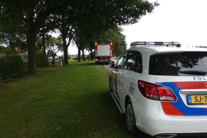 Gaslucht waargenomen naast woning