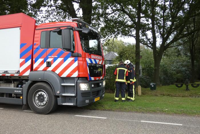 Gaslucht waargenomen naast woning