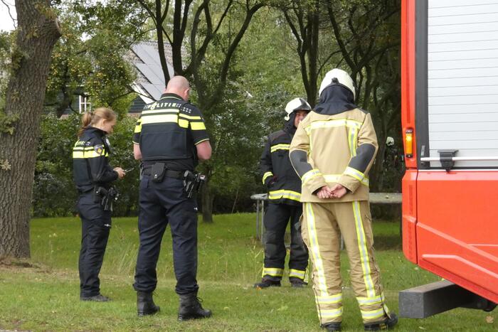 Gaslucht waargenomen naast woning