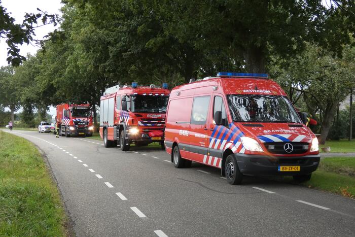 Gaslucht waargenomen naast woning
