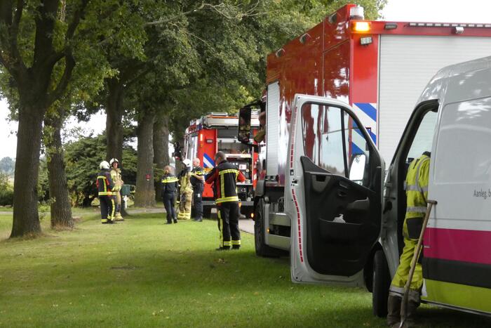 Gaslucht waargenomen naast woning