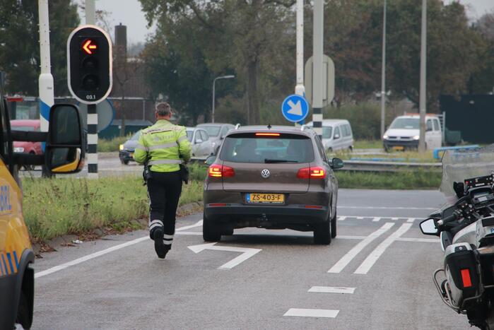 Boetes uitgedeeld bij verkeersongeval