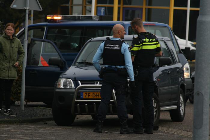 Fietser in botsing met personenauto