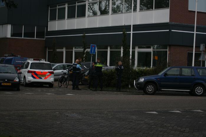 Fietser in botsing met personenauto