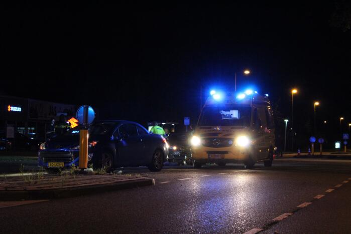Fietser gewond na botsing met auto