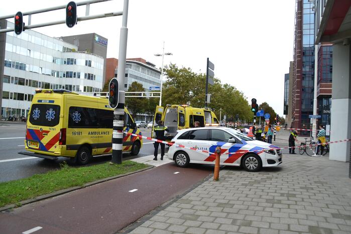 Twee gewonden bij ongeval tussen fiets en scooter