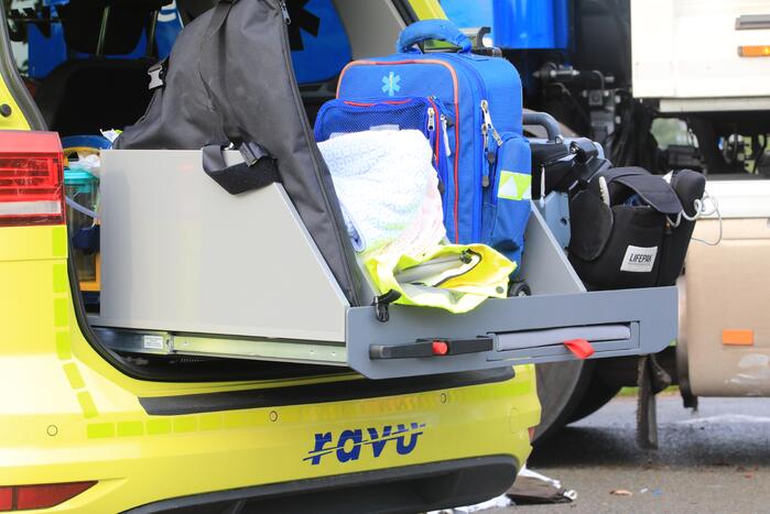 Ongeval tussen auto en scooter