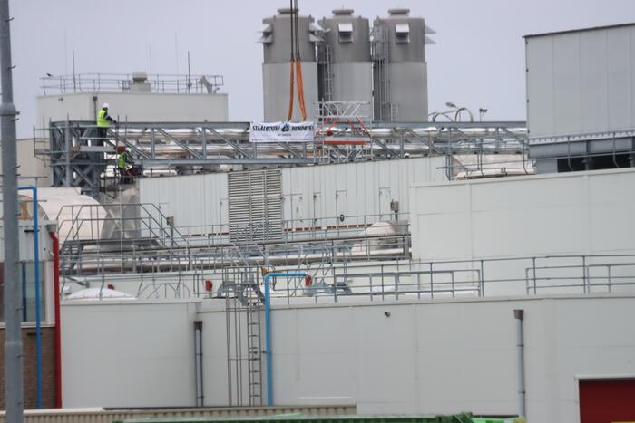 Grote hijsklus bij Mars fabriek