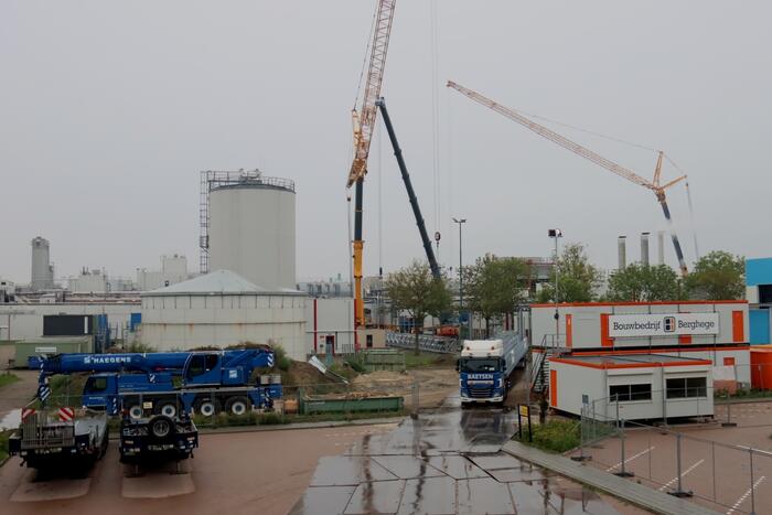 Grote hijsklus bij Mars fabriek