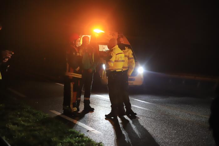 Persoon overleden bij zwaar ongeval tussen meerdere voertuigen