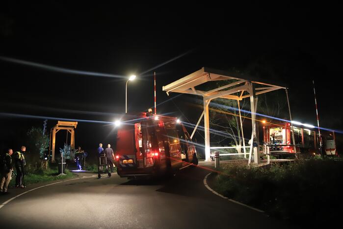 Grote brand in sauna bij woning