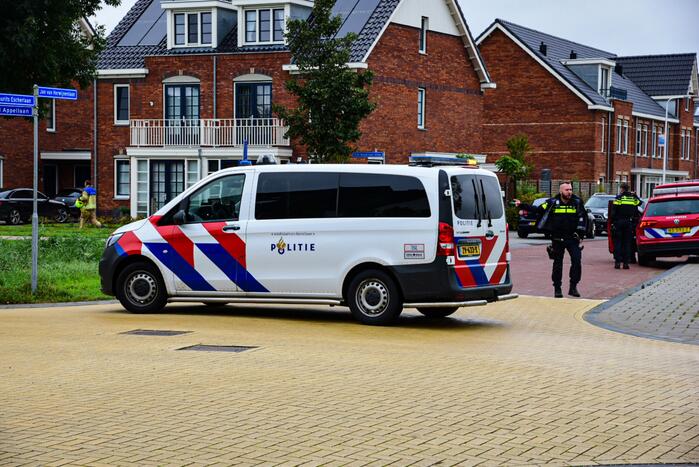 Gasleiding geraakt bij werkzaamheden in woning
