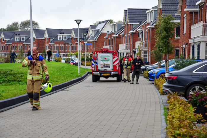 Gasleiding geraakt bij werkzaamheden in woning