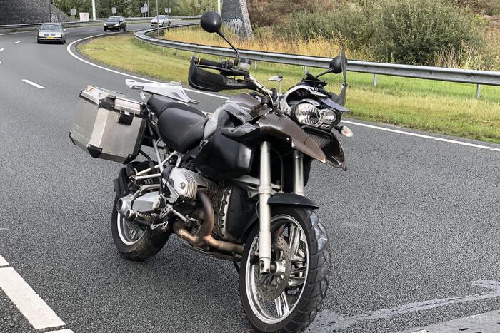 Motor flink beschadigd bij eenzijdig ongeval