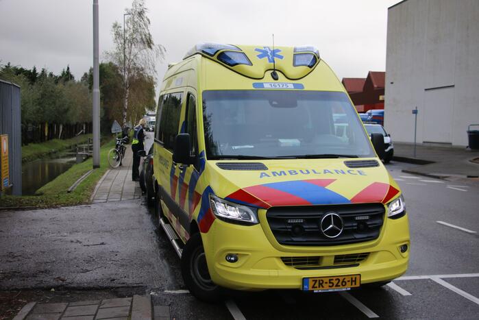 Scooterrijder valt en raakt gewond