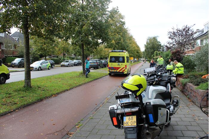 Persoon geschept door personenauto