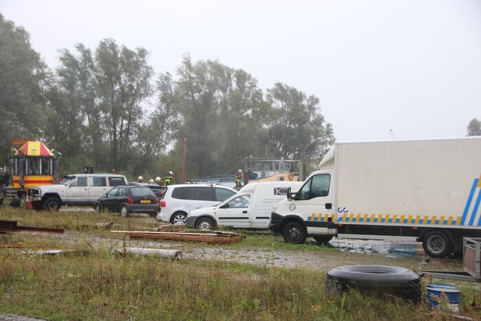 Politie-inval in sloopschip