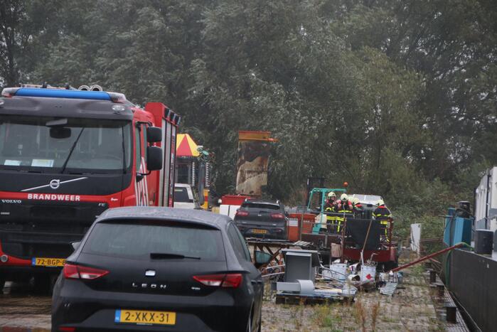 Politie-inval in sloopschip